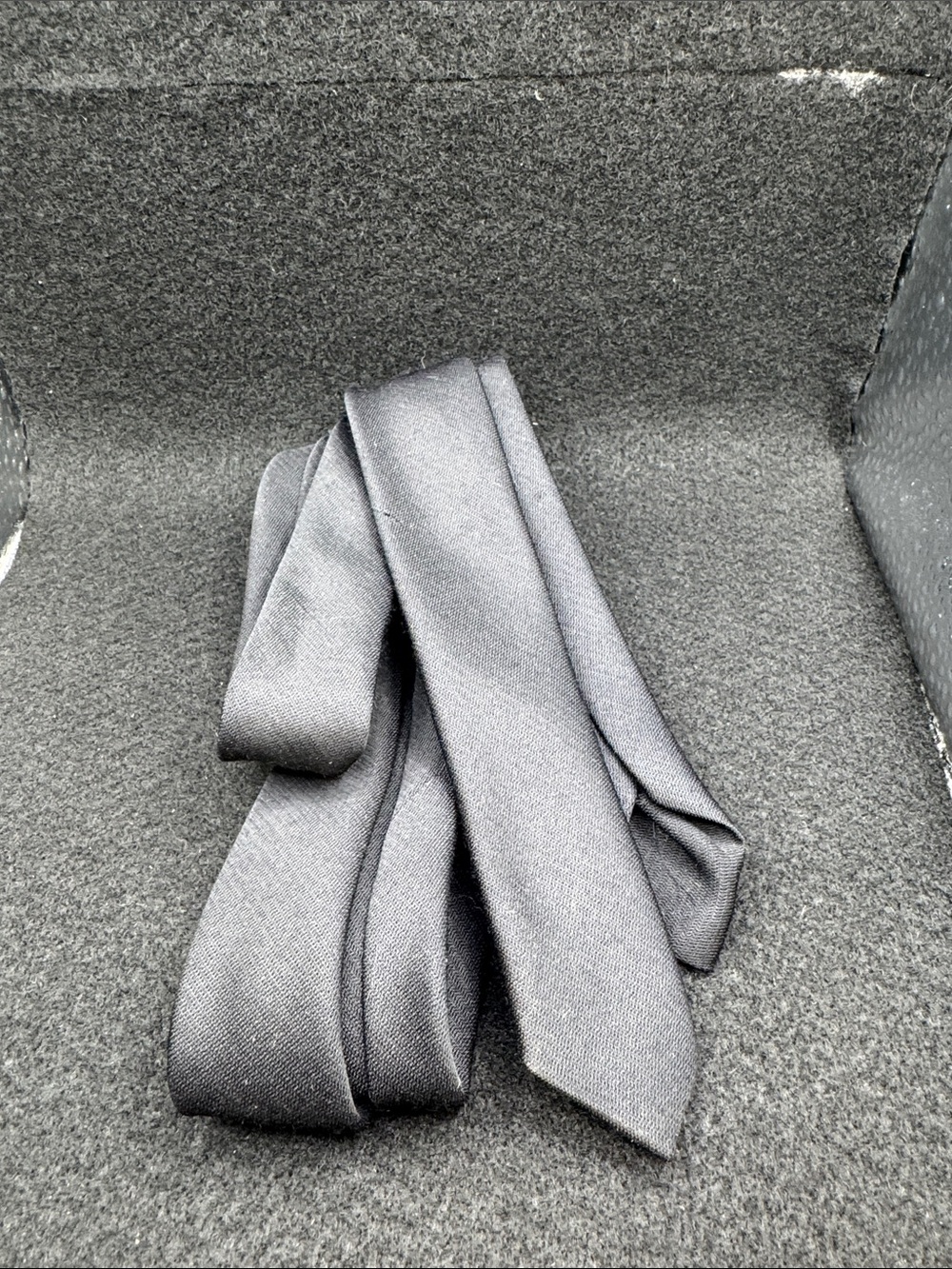 Classic Black Skinny Tie